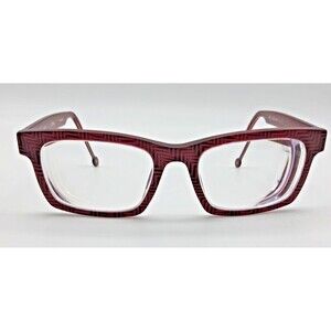 LA Eyeworks PIKE 613 Red Black Frames Only Japan